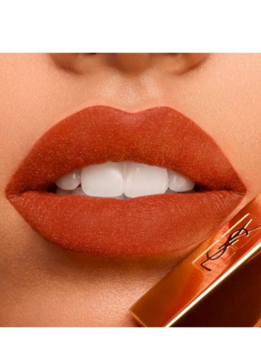 YSL The Slim Matte Longwear Lipstick in 34 Loud Brown - Picture 2 of 13